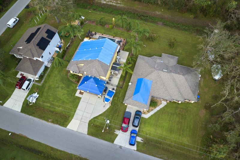 Products For Roof Tarpings in use